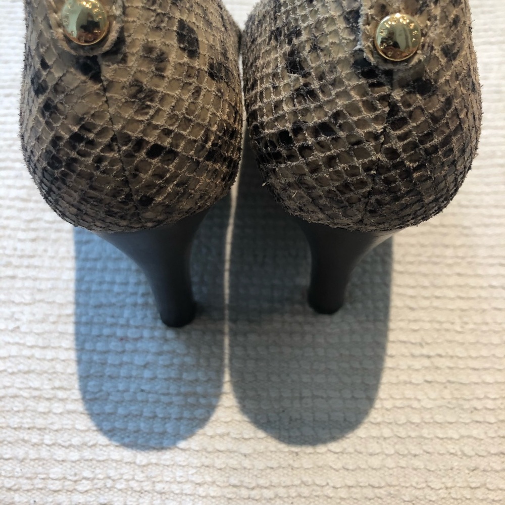 Michael Kors Python Open Toe Heels - image 2